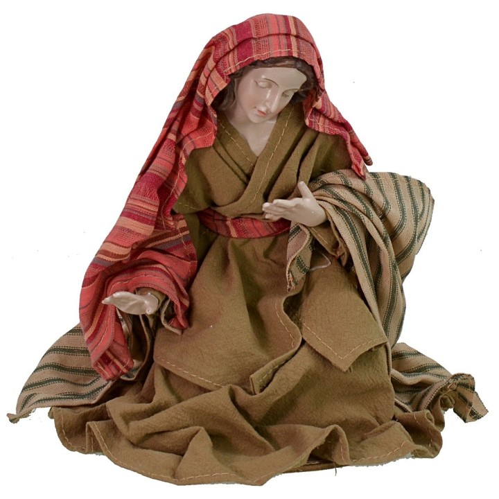 Natividad 3 figuras en resina h 30 cm