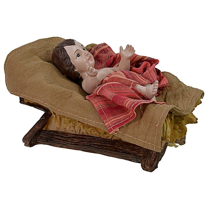 Natividad 3 figuras en resina h 30 cm