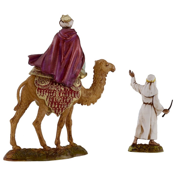 Three Magi on camel with camel drivers series 10 cm Landi