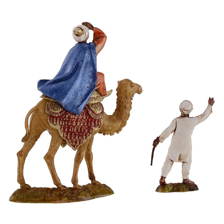 Three Magi on camel with camel drivers series 10 cm Landi