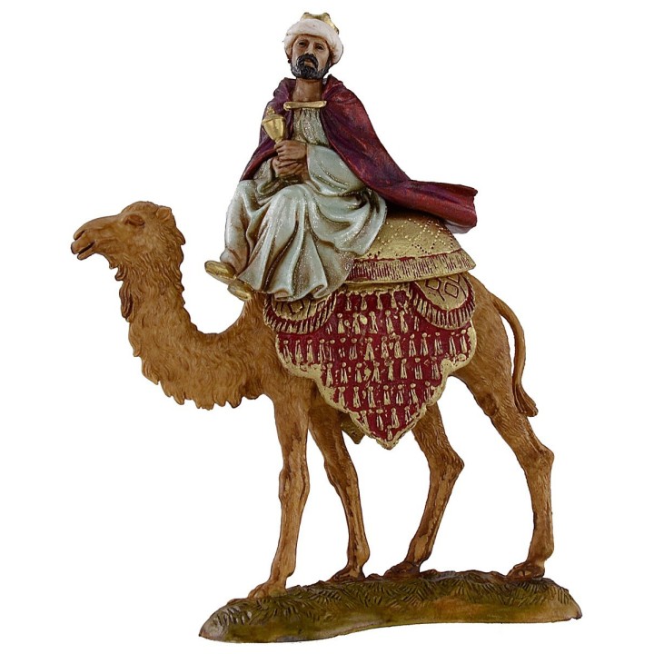 Tre Re Magi a cammello serie 10 cm Landi Moranduzzo