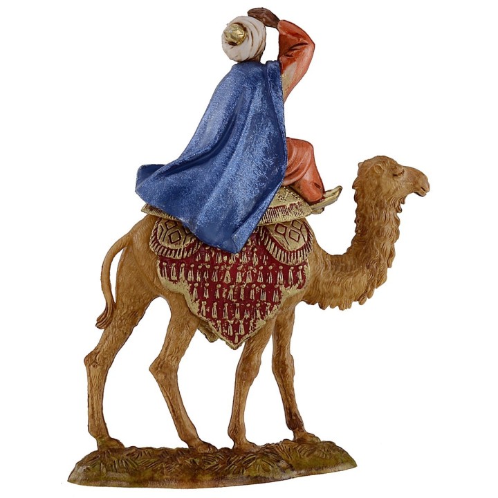 Tres Reyes Magos en camello serie 10 cm Landi Moranduzzo