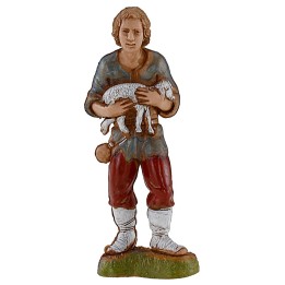Boy with sheep in his arms 10 cm Landi Moranduzzo