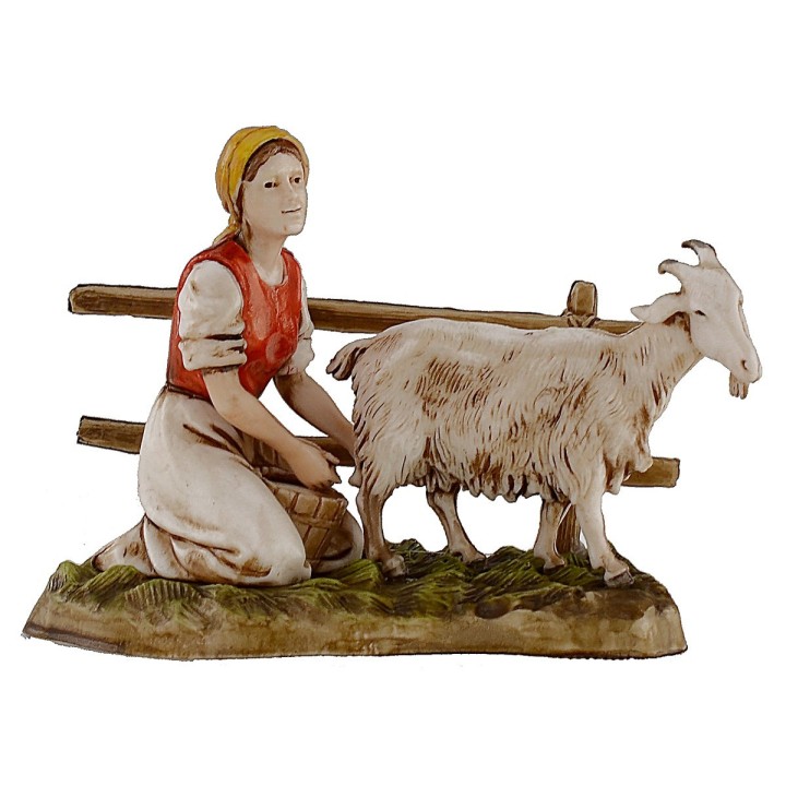 Set 4 scene con donne al lavoro serie 10 cm Landi Moranduzzo