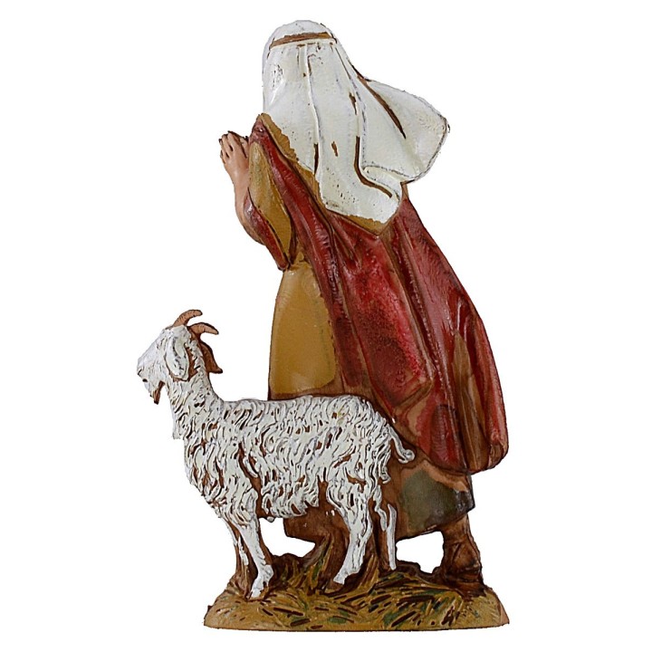Shepherd with goat 10 cm Landi Moranduzzo cost. 