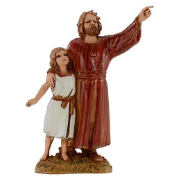 Uomo e bambina 10 cm Landi Moranduzzo cost. 