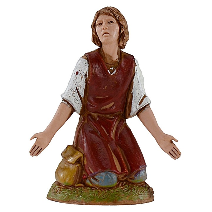 Pastor de rodillas serie 10 cm Landi Moranduzzo
