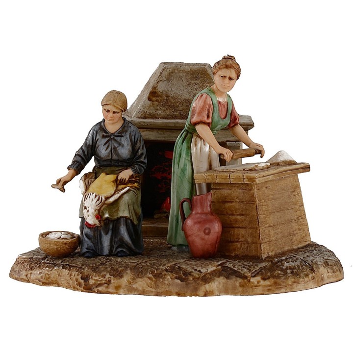 Scene women in the kitchen 10 cm Landi Moranduzzo
