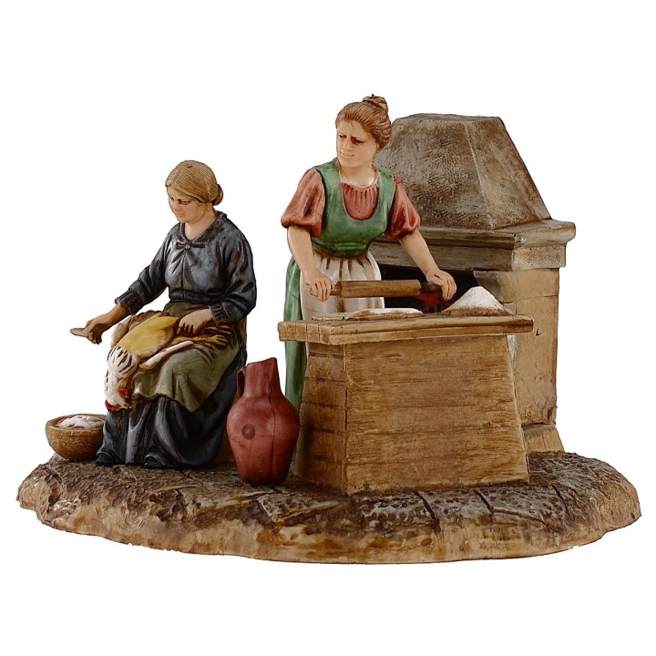 Scene women in the kitchen 10 cm Landi Moranduzzo