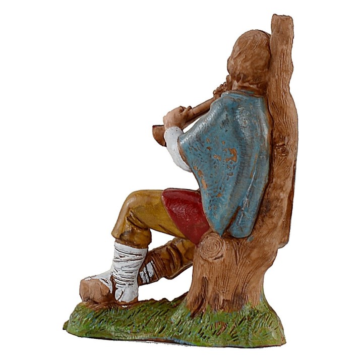 Flautista sentado serie 10 cm Landi Moranduzzo