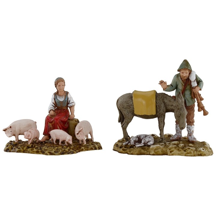 Set of 2 groups 10 cm Landi Moranduzzo