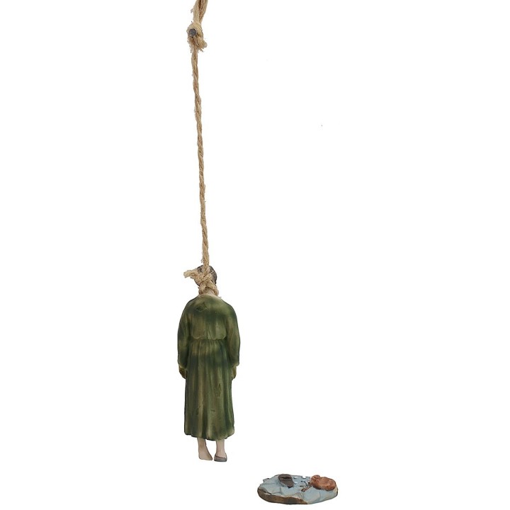 Judas hanged 5 cm in resin