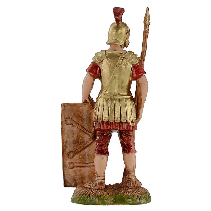 Soldado con escudo y lanza 10 cm Landi Moranduzzo
