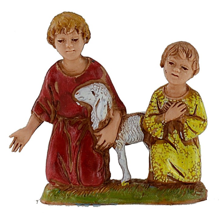 Set 6 bambini serie 10 cm Landi Moranduzzo