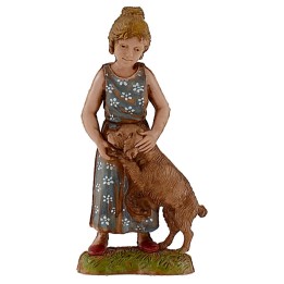 Landi Moranduzzo girl with dog 10 cm series