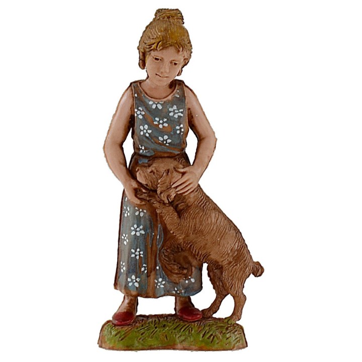 Landi Moranduzzo girl with dog 10 cm series