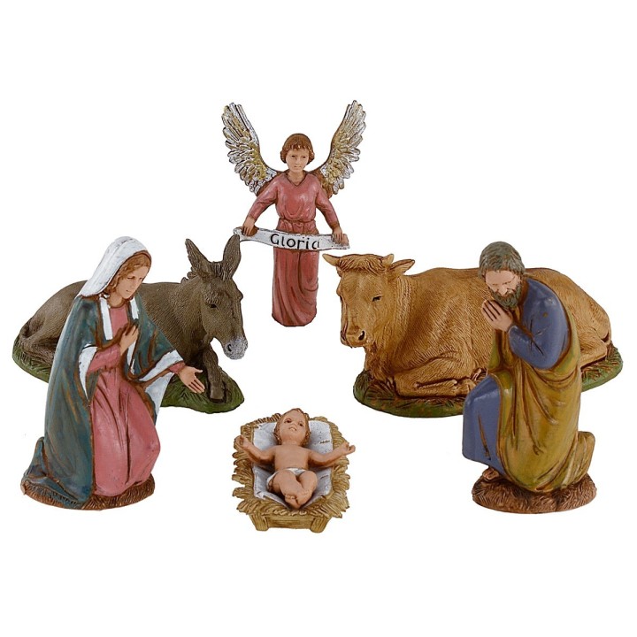 Natività 6 soggetti serie 10 cm Landi Moranduzzo