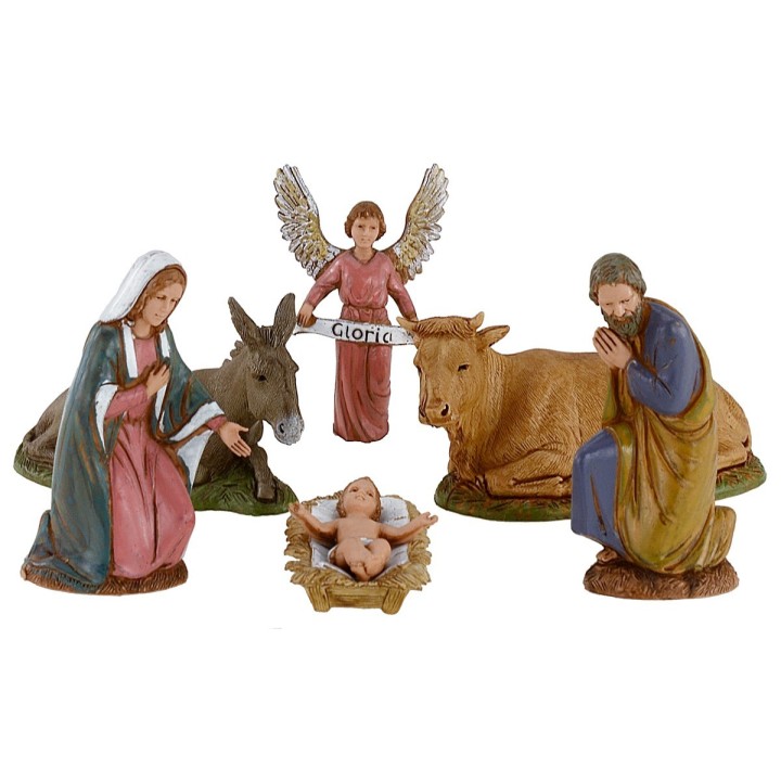 Natividad 6 sujetos serie 10 cm Landi Moranduzzo