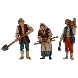 Conjunto de 3 estatuas de 10 cm Landi Moranduzzo