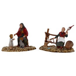 Viejas que descansan serie 10 cm Landi Moranduzzo