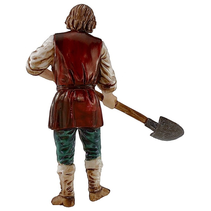 Hombre con pala 10 cm Landi Moranduzzo