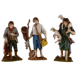 Set of 3 statues 10 cm Landi Moranduzzo