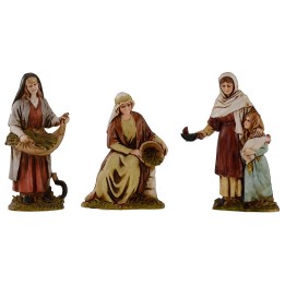 Set 3 donne serie 10 cm Landi Moranduzzo cost. 