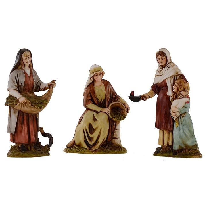 Set 3 women series 10 cm Landi Moranduzzo cost. 