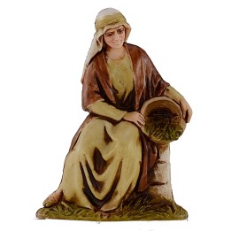 Donna su muretto serie 10 cm Landi Moranduzzo cost. 