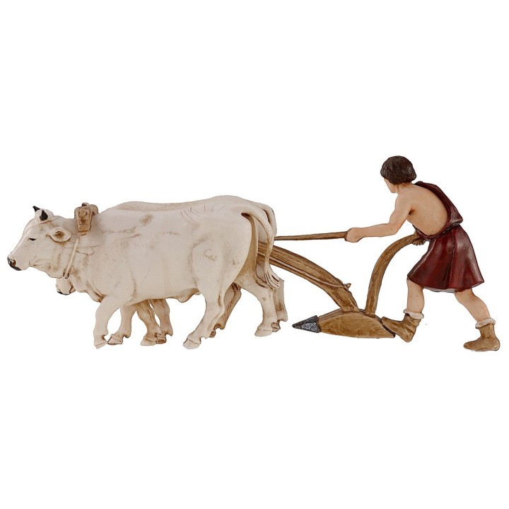 Contadino con aratro serie 10 cm Landi Moranduzzo