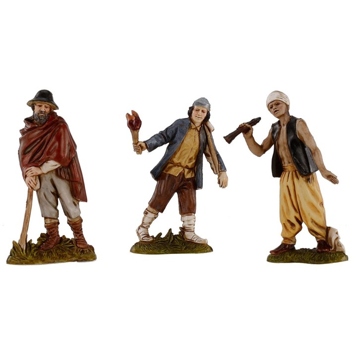 Conjunto de 3 estatuas 10 cm Landi Moranduzzo