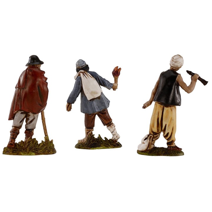 Set of 3 statues 10 cm Landi Moranduzzo
