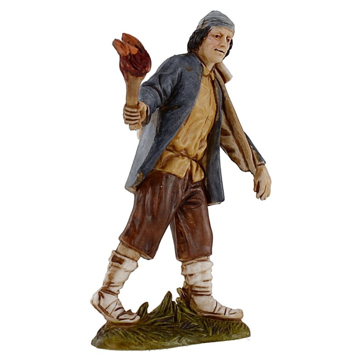 Man with torch 10 cm Landi Moranduzzo