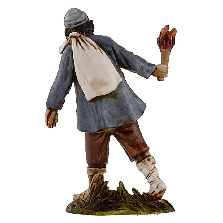 Man with torch 10 cm Landi Moranduzzo
