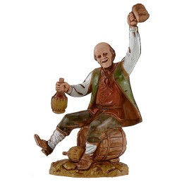 Ubriaco seduto serie 10 cm Landi Moranduzzo