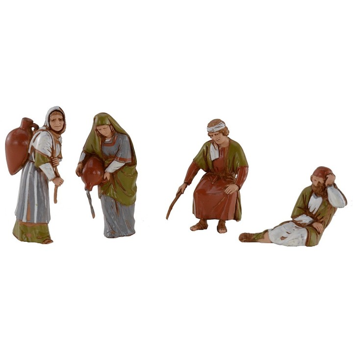 Set 4 Statue serie 10 cm Landi Moranduzzo cost. 