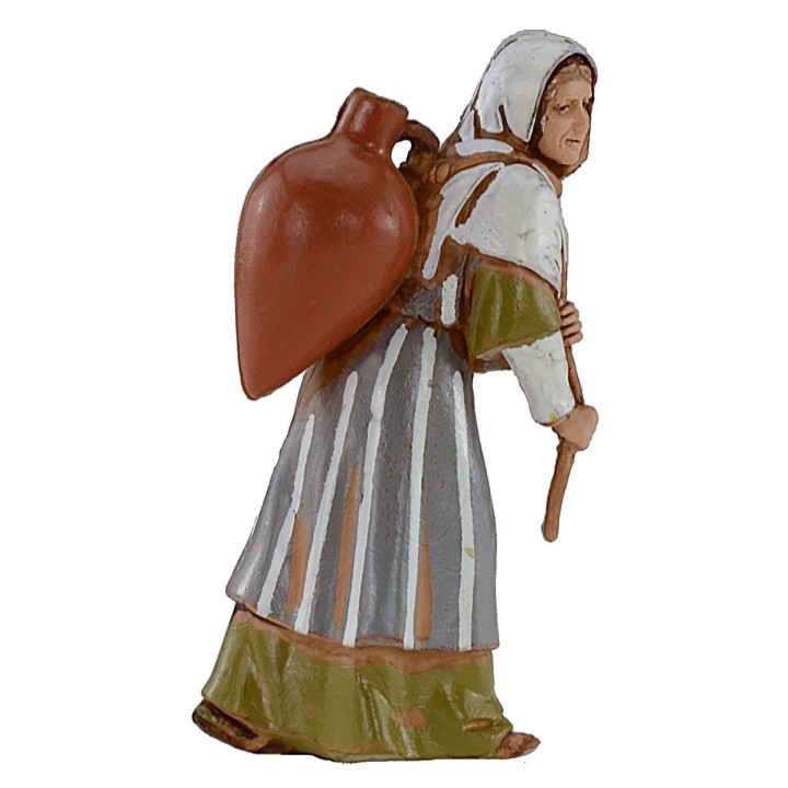 Woman with shoulder amphora 10 cm Landi Moranduzzo cost.