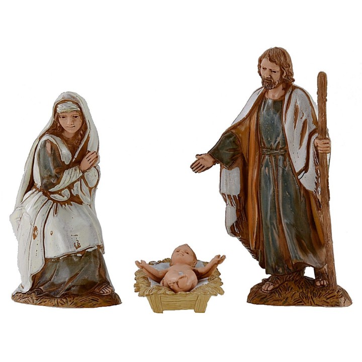 Natività 3 soggetti 10 cm Landi Moranduzzo cost. 