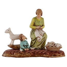 Escena doméstica serie 10 cm Landi Moranduzzo