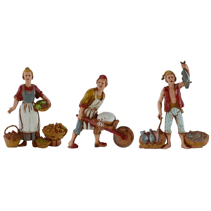 Conjunto de 3 oficios de 10 cm Landi Moranduzzo