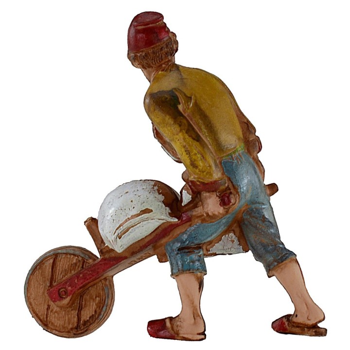 Miller with wheelbarrow 10 cm Landi Moranduzzo