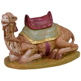 Camello sentado con silla serie 19 cm Fontanini
