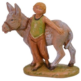 Bambino con asino serie 12 cm Fontanini