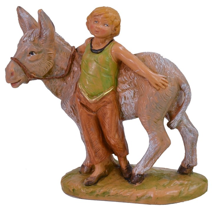 Niño con burro serie 12 cm Fontanini