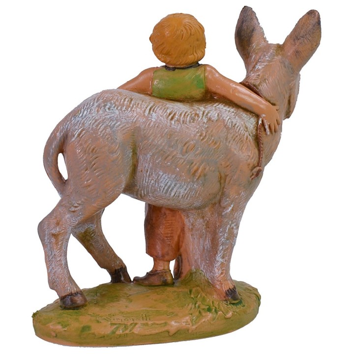 Bambino con asino serie 12 cm Fontanini