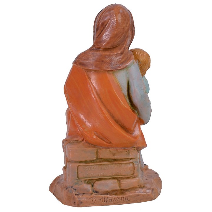 Seated Woman with Child series 12 cm Fontanini