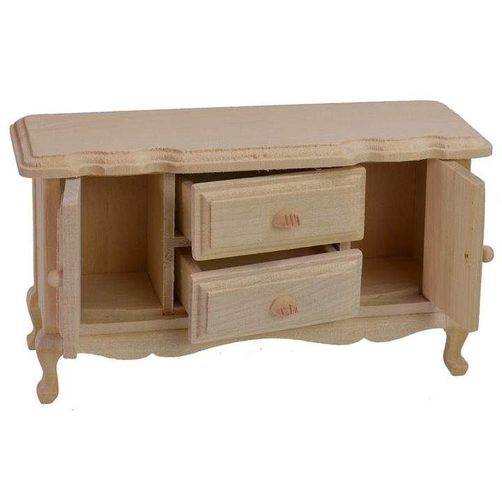 Sideboard in light wood cm 12x4,4x6,7 h
