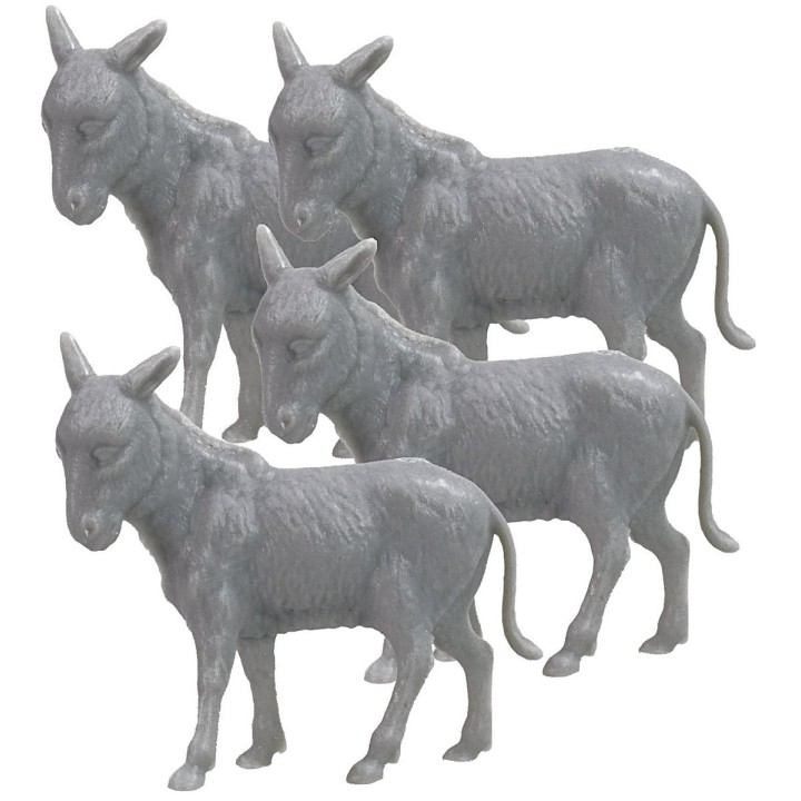 Set 4 asini cm 4x3,5 - Cod. 