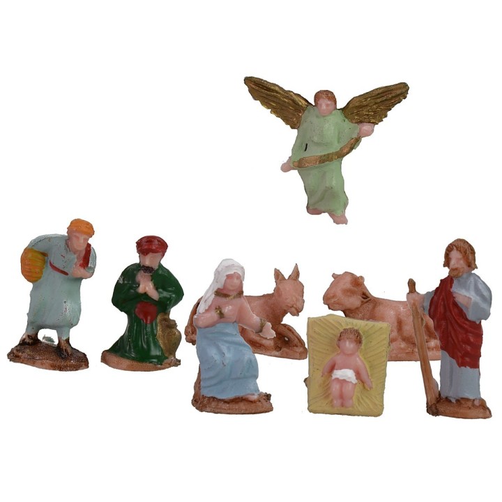 Natividad de 1,5 cm set de 8 piezas