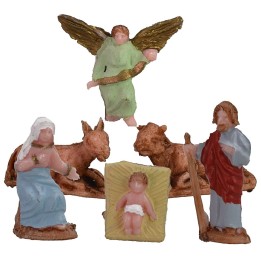 Natività cm 1,5 set 6 pezzi